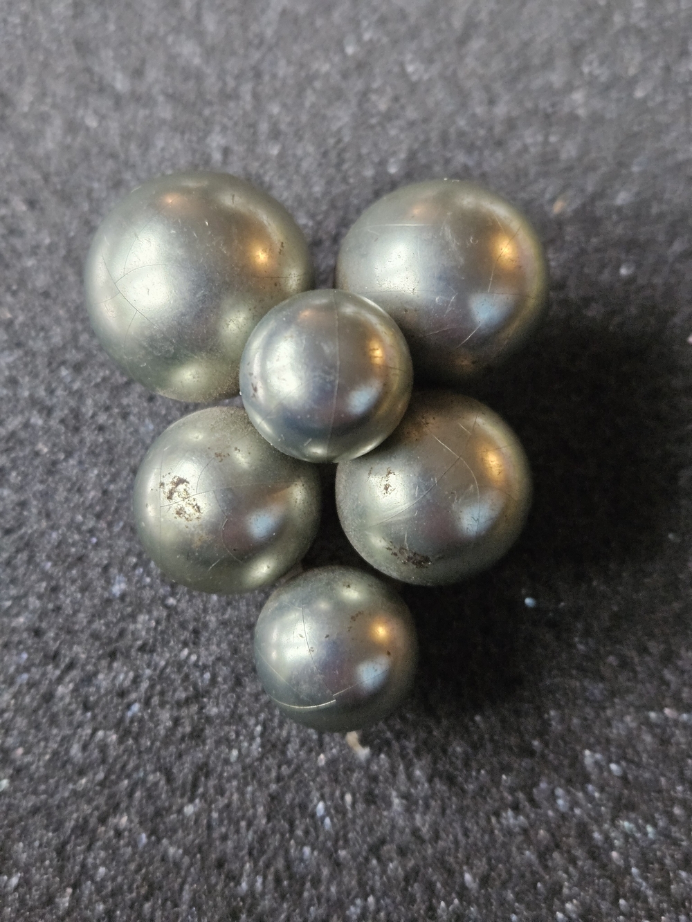 Vintage Gray Pearl Cluster Brooch Or Fur Clip
